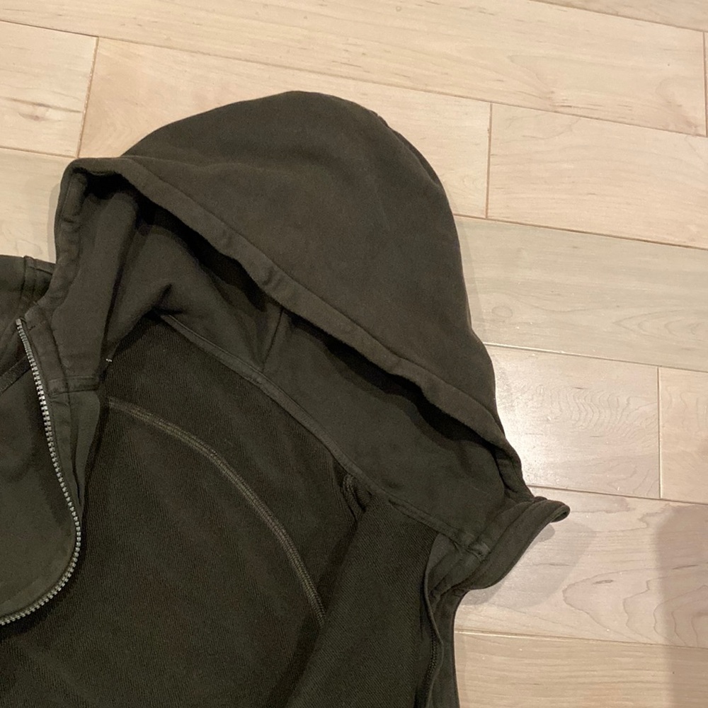 Lululemon Soft Stretch Cotton Basic Olive Green H… - image 5